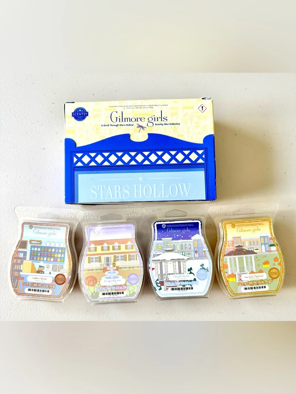 Scentsy Gilmore Girls Wax Bar Collection Set Discontinued
